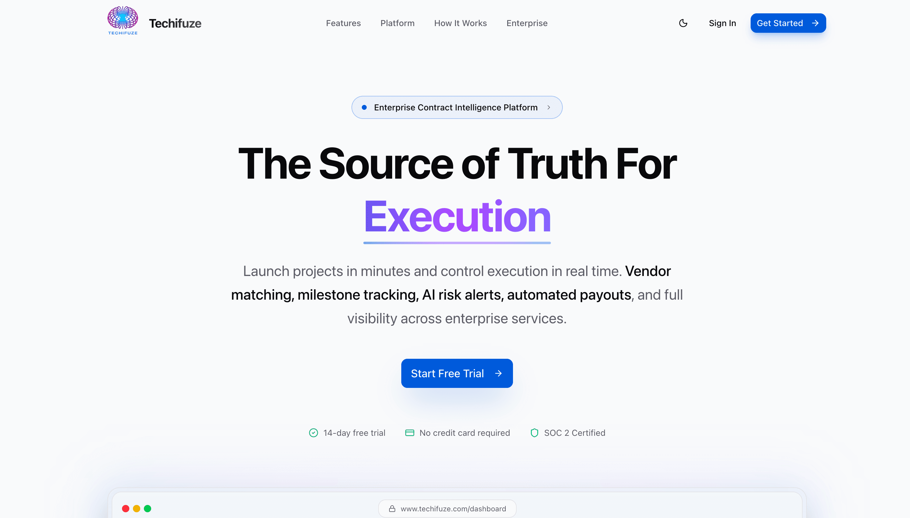 Techifuze — web platform